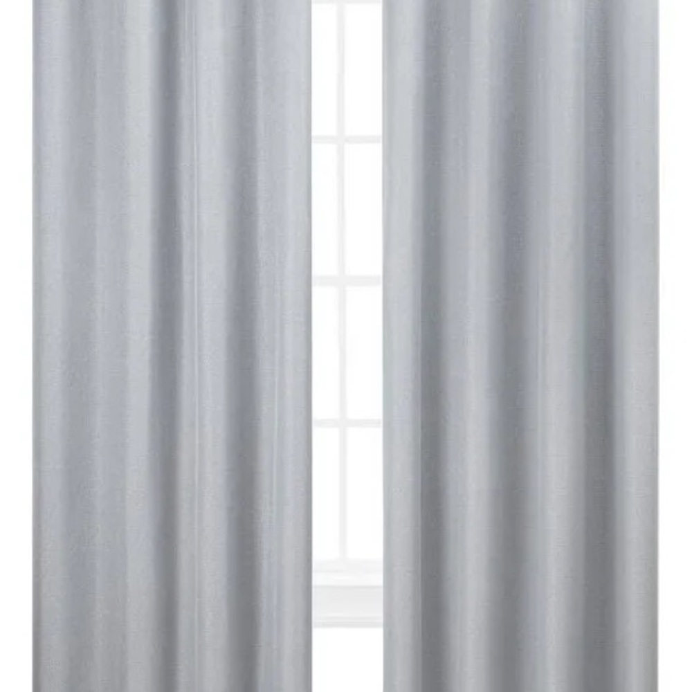 Nautica Silver Blackout Curtains (set)